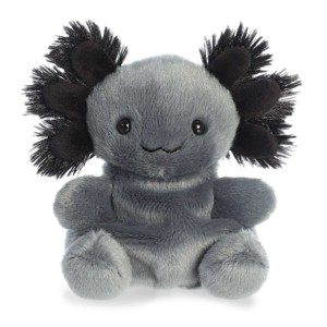 Aurora Mini Onyx Axolotl Palm Pals Adorable Stuffed Animal Black 5" - 1 of 4