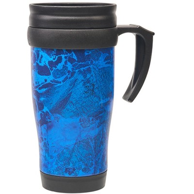 Realtree 15 oz Double Wall Stainless Steel Tall Coffee Mug with Handle