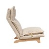 Lazy Sofa Balcony Accent Chair with Ottoman Bedroom Chair Foldable Reclining Chair Single Sofa Functional Chair for Living Room-Tanpinhause - 4 of 4