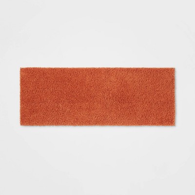 orange bathroom rugs