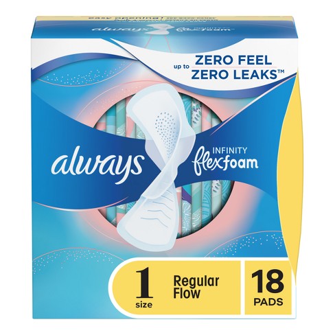 Always Infinity Regular Absorbency Pads With Wings - Unscented