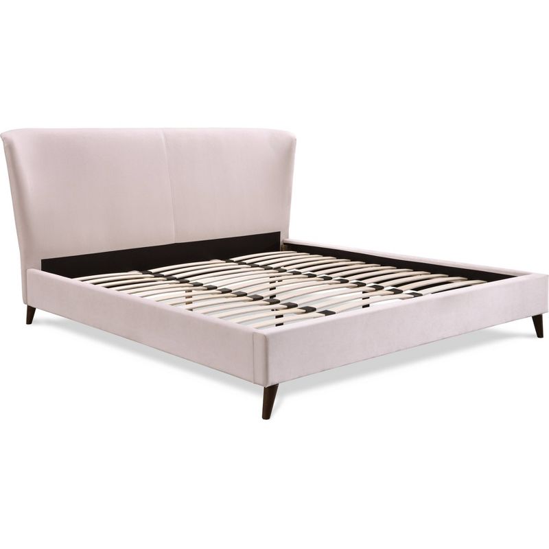 Adele Wingback Upholstered Platform Bed - Adore Decor, 2 of 12