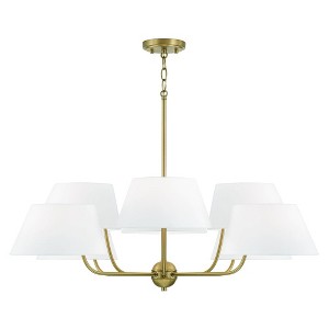Capital Lighting Welsley 8 - Light Chandelier in  Aged Brass - 1 of 1