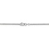 Black Bow Jewelry 1.4mm 14k White Gold Polished Round Cable Chain Necklace - 4 of 4