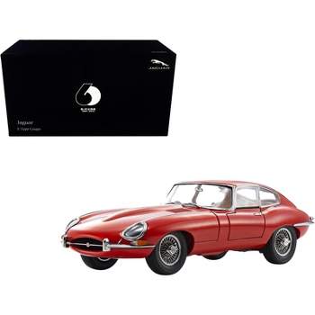Jaguar E-Type Coupe RHD (Right Hand Drive) Red "E-Type 60th Anniversary" (1961-2021) 1/18 Diecast Model Car by Kyosho