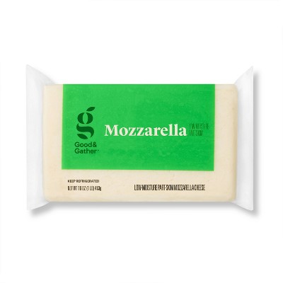 Chunk Mozzarella Cheese - 16oz - Good & Gather™