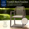 Best Choice Products Set of 2 Indoor/Outdoor Aluminum Woven Rope Dining Chairs w/ Armrests - 4 of 4
