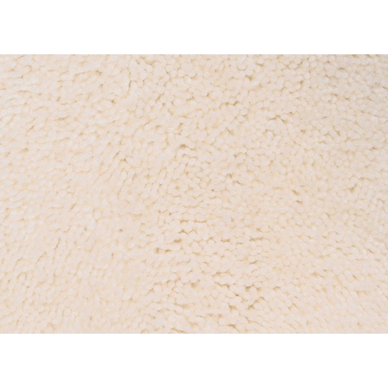 6&#39;x9&#39; Washable Bathroom Carpet Ivory - Garland Rug, 4 of 8