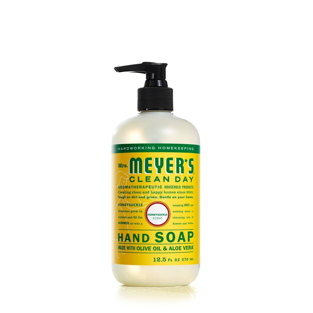 Photos - Shower Gel Mrs. Meyer's Clean Day Honeysuckle Liquid Hand Soap - 12.5 fl oz