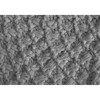 17" Round Knit Upholstered Ottoman with Wood Legs Gray/Natural - EveryRoom - 4 of 4