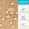 Pellebant 10FTx 12.5FT Patio Cantilever Umbrella with Base Double Top UV30+ High-strength Aluminum Pole with 360°Rotation 5 Heights Adjustable - 3 of 4