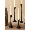 Handcrafted Cast Iron Taper Candle Holders – Set of 4 by Kalalou - 2 of 3