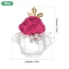 Unique Bargains Wrist Corsage Artificial Flower Elastic Band Fabric Wrist Corsage Bracelet - 3 of 4