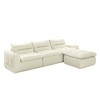 116.26" Modern Modular L-Shaped Beanbag Floor Sectional Sofa, No Assembly - 4 of 4