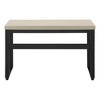 Vynxaria Contemporary 48-inch Standing Desk Computer Desk with Black Metal Legs Adjustable for Home Office Laptop Work - 4 of 4