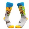 Alien Stealing a Hamburger at a BBQ Socks from the Sock Panda (Men's or Tween Sizes) - 2 of 4