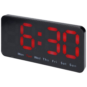 REGALWOVEN Plastic Digital Dimmable Big Numbers Display Table Clock 8.3 x 4.3 x 1.2 Inches - 1 of 4