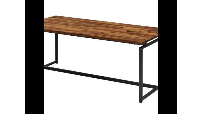 48&#34; Jurgen Coffee Table Oak/Black - Acme Furniture, 2 of 6, play video