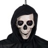 Northlight 36" Animated Grim Reaper Hanging Halloween Decoration with LED Lighted Eyes - 3 of 4