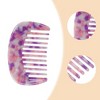 Unique Bargains Anti-Static Pocket Size Wide Tooth for Thick Curly Hair Detangling Comb 1 Pc - 3 of 4