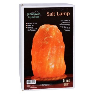 Himalayan Salt Lamp 10 inch Wood Base - 1 of 1