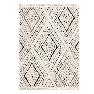 Modern Farmhouse Diamonds Indoor Runner or Area Rug by Blue Nile Mills - 1 of 4