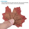 Unique Bargains Wedding Party Thanksgiving Halloween Decoration Mixed Artificial Autumn Maple Leaves - 4 of 4