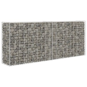 vidaXL Gabion Basket Galvanized Steel 33.5"x11.8"x78.7" - 1 of 4