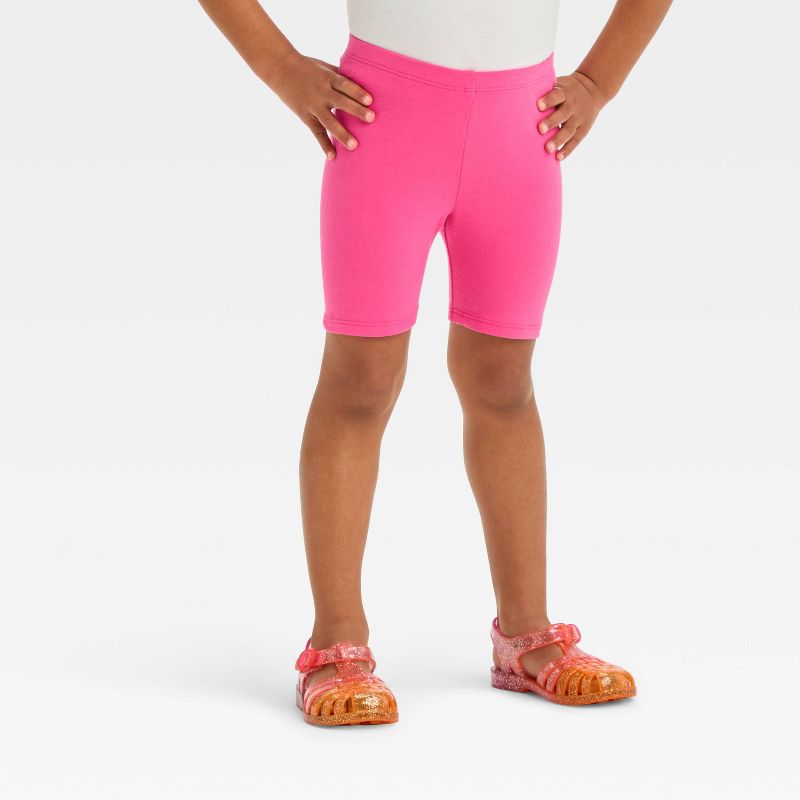 Toddler Girls' Dazzle Shorts - Cat & Jack™ Pink, 1 of 5