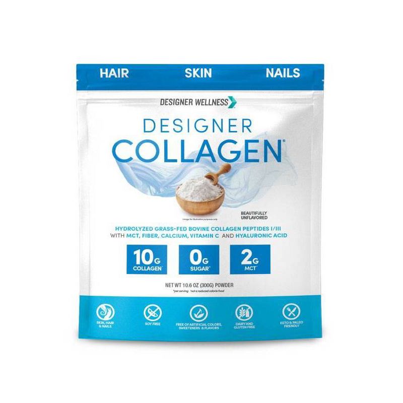 Designer Protein Unflavored Collagen Peptides - 10.6 fl oz, 1 of 5
