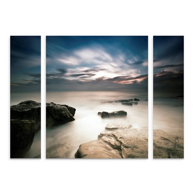 27"x33.5" Mel Brackstone 'Morning Breaks' Multi Panel Decorative Wall Art set - Trademark Fine Art