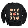 Simply Sage Market Watercolor Apple Chart shirt design Garment Dyed Long Sleeve - 2 of 4