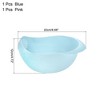 Unique Bargains Rice Strainer Washing Bowl Filter Strainer Basket Colanders for Cleaning Vegetable - 2 of 3
