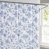 72"x72" Estate Bloom Shower Curtain - Cottage Classics: Botanical Design, 100% Cotton, Machine Washable - 2 of 3
