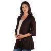 24seven Comfort Apparel Women's Maternity Open Front Cardigan - 2 of 4