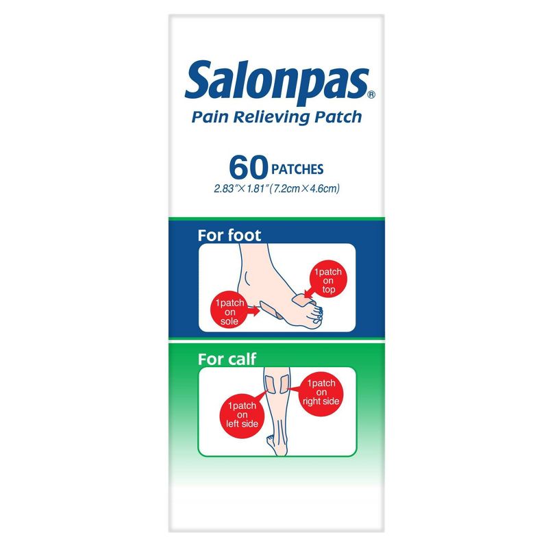 Salonpas Pain Relieving Patch - 8 Hour Pain Relief - 60ct, 5 of 7