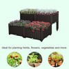 4 Piece Raised Garden Bed with Legs, Planter Box Raised Bed to Grow Flowers, Herbs & Vegetables - 4 of 4