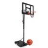 Portable basketball hoop outdoor 53-120in Adjustable Basketball Goal System, 44 Inch Outdoor Hoop & Goals for Youth, and Adults in Backyard,Garage - 3 of 4