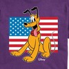 Men's - Disney - Pluto Patriotic USA Flag Short Sleeve Graphic T-Shirt - 2 of 4