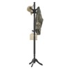 Costway Solid Rubber Wood Coat Rack with 3 Adjustable Heights and 11 Hooks for Hallway Black/Brown/Natural - 2 of 2