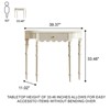 Traditional Solid Wood Console Table with Drawer - 4 of 4