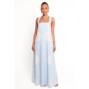 Petal and Pup Women's Valeria Maxi Dress - Blue L