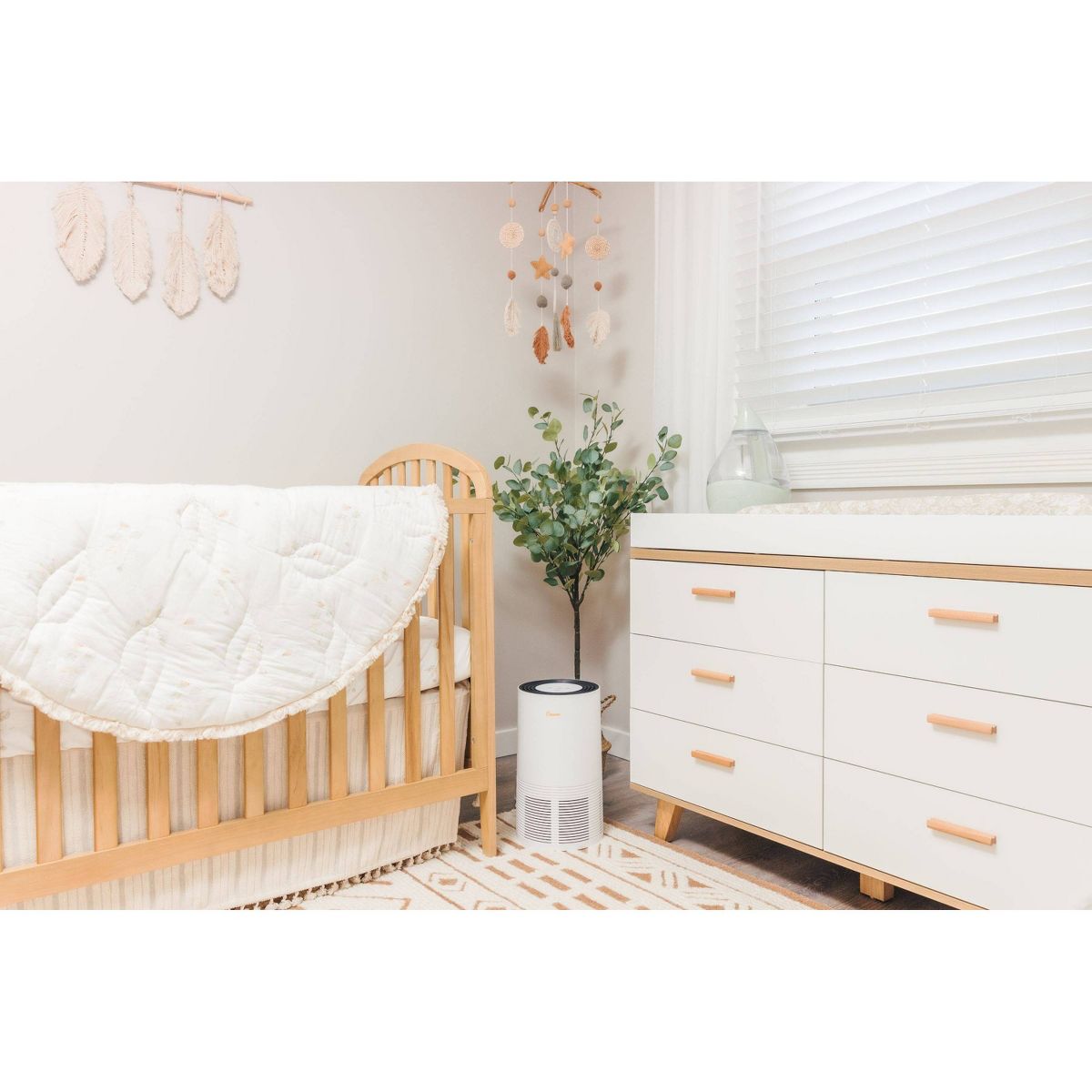 Crane Baby Boho Fringe Bed Skirt - Natural - thumbnail 4
