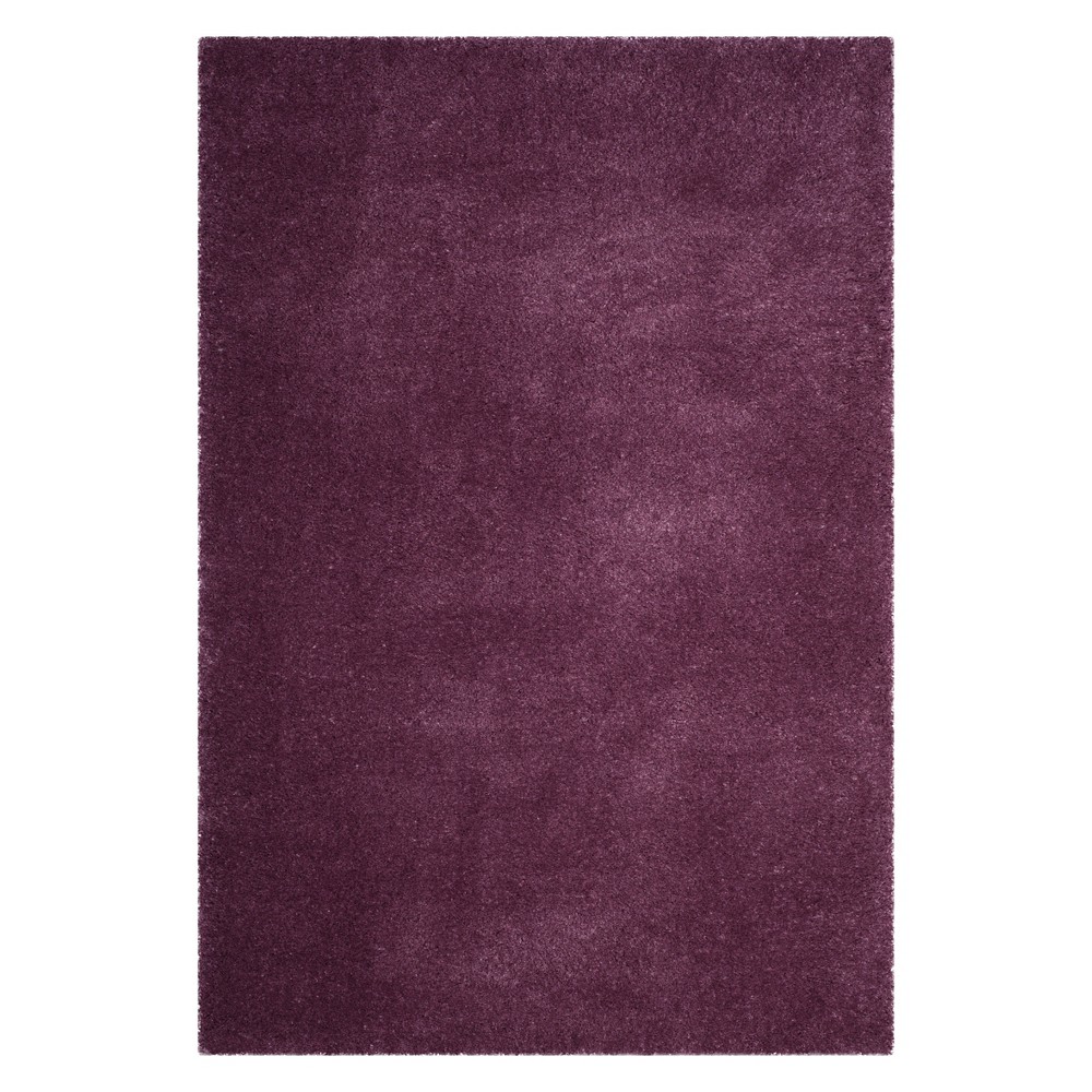 5'1inX7'6in Solid Loomed Area Rug Purple - Safavieh