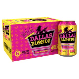 Deep Ellum Dallas Blonde Ale Beer - 6pk/12 fl oz Cans - 1 of 4