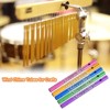 Unique Bargains Aluminum DIY Crafts Outdoor Home Decoration Wind Chime Tubes 8 x 0.6 cm / 3.15 x 0.2 inch Green Pink Blue Yellow Purple 50 Pcs - 4 of 4