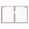 CoilPro Daily Planner, 10 x 7.88, Red Cover, 12-Month (Jan to Dec): 2025 - 3 of 4