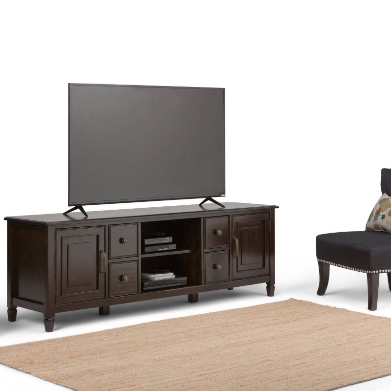 WyndenHall 72" Hampshire Wide TV Stand for TVs up to 80", 2 of 11