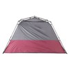Core Equipment 11'x9' 6 Person Durable Quick Setup Camping Tent with Air Vents, Loft, Rainfly, Room Divider and Carry Bag - Red - 3 of 4