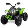 Kids Ride On Electric ATV, 12V Ride On Toy, Toddler Battery Powered 4-Wheeler Quad ATV Car with 2x35W Motors, High Low Speeds, LED Lights, Music - 2 of 4